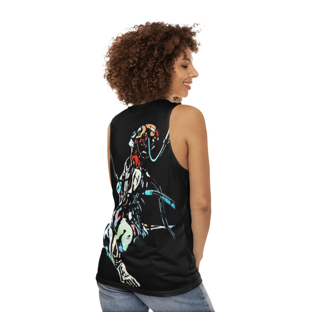 Ghost In The Shell Unisex Cyberpunk Anime Tank Top - women back