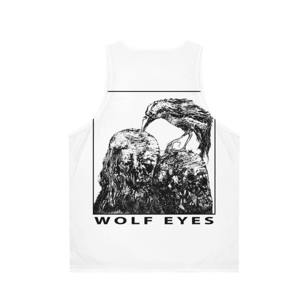 Wolf Eyes Burned Mind Unisex Tank Top - Back