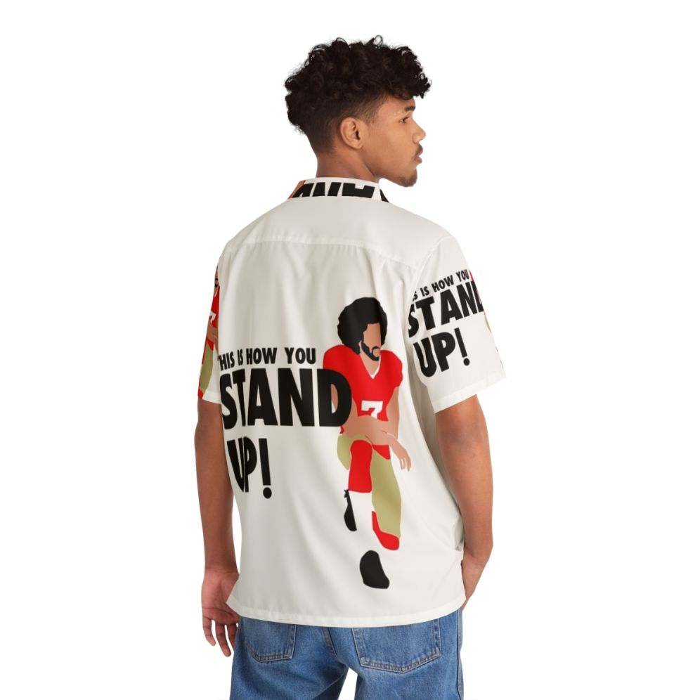 Colin Kaepernick Hawaiian Shirt supporting Black Lives Matter protest - People Back