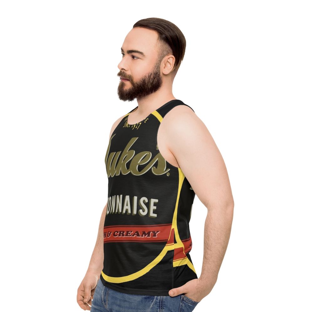 Vintage Duke's Mayo unisex tank top - men side