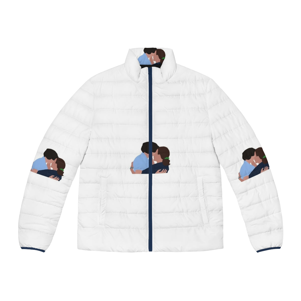 "Stranger Things Mike and El Puffer Jacket - Stylish and Cozy Outerwear Inspired by the Popular Netflix Series"