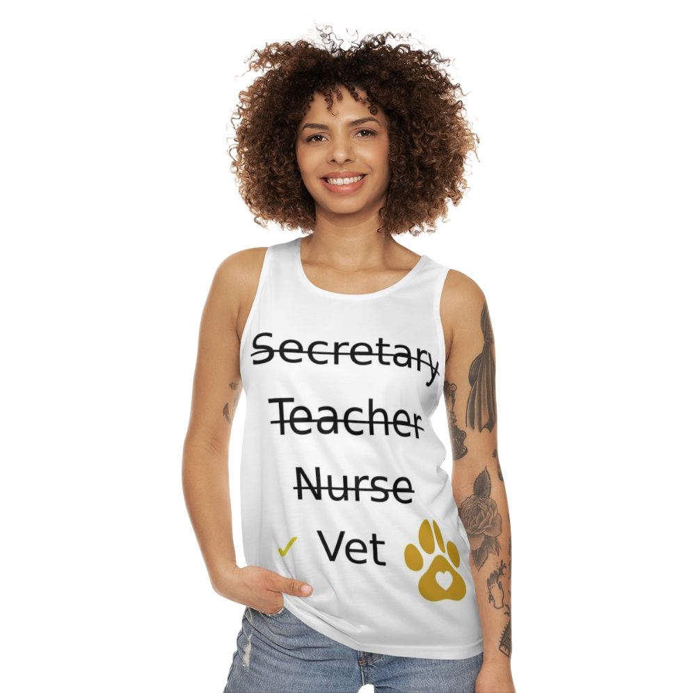 Veterinary Profession Unisex Tank Top - women