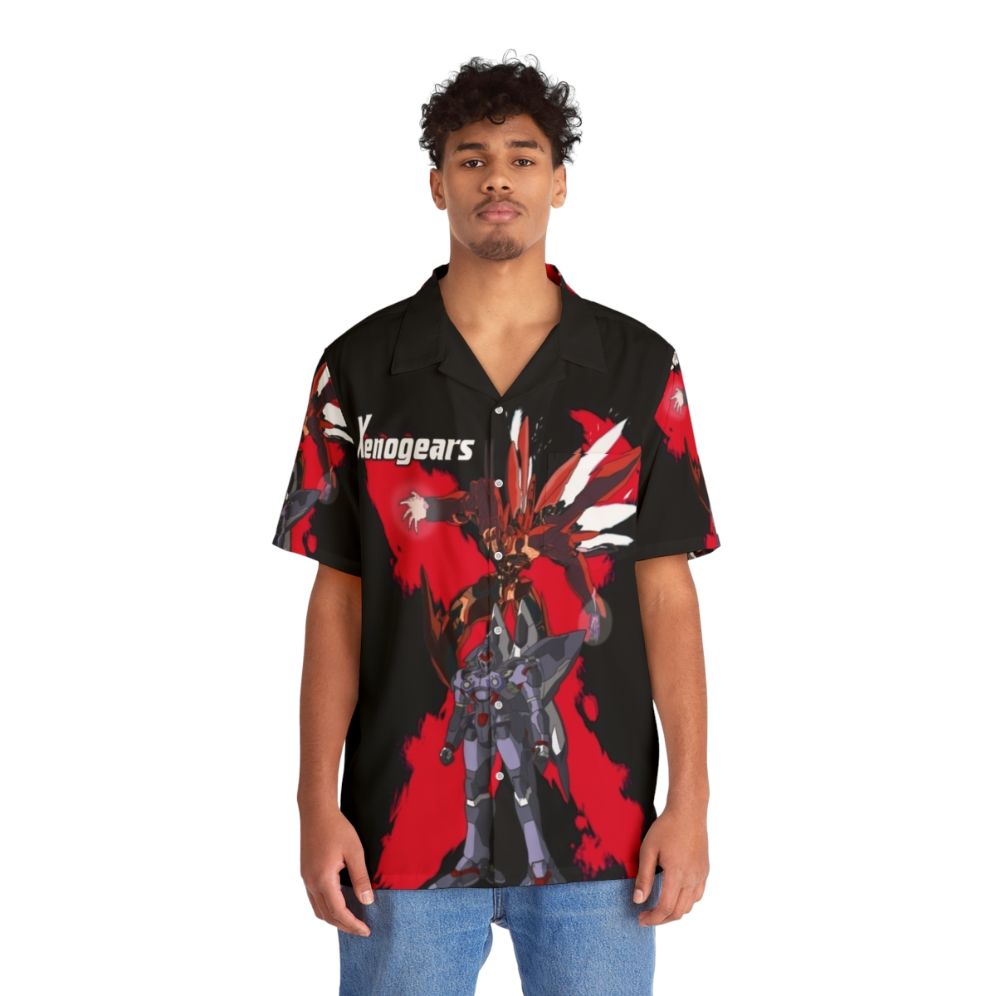 Weltall Slayer Of God Hawaiian Shirt for Xenogears Fans - People Front