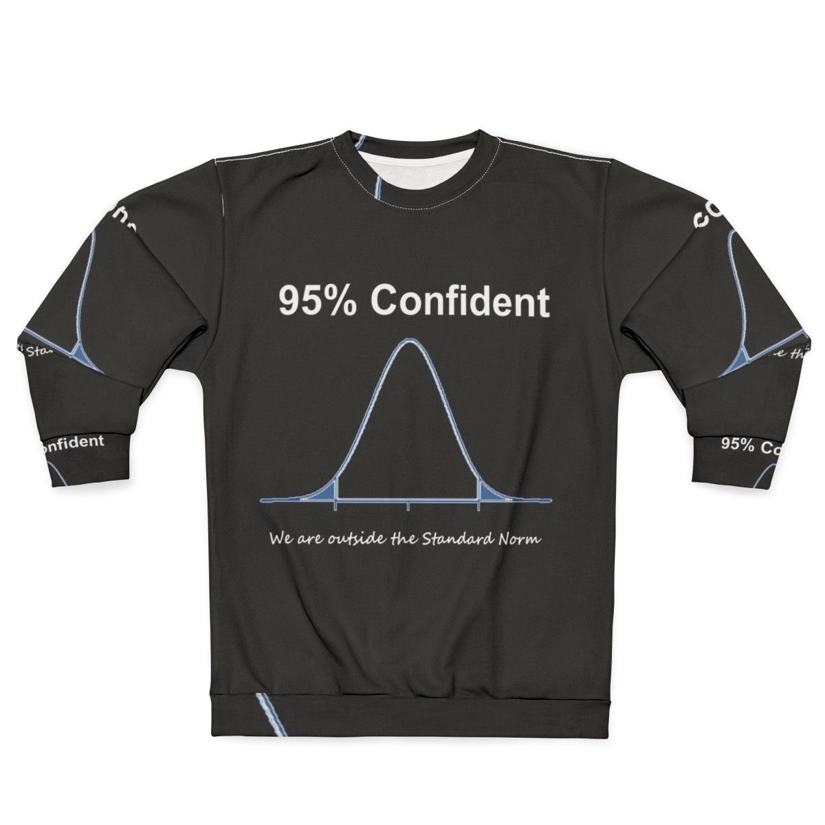 Confident Mathematician's Sweatshirt with Data and Mathematics Designs