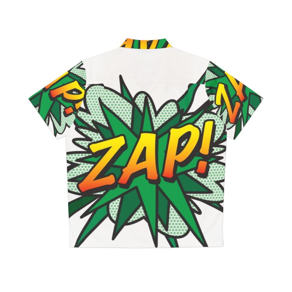 Retro zap comic book pop art Hawaiian shirt - Back