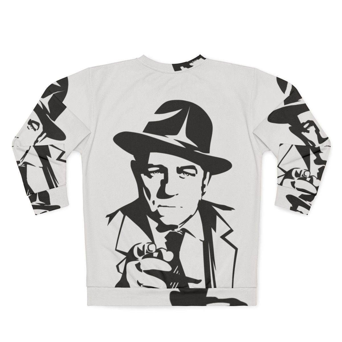 Maigret-inspired Detective Sweatshirt - Back