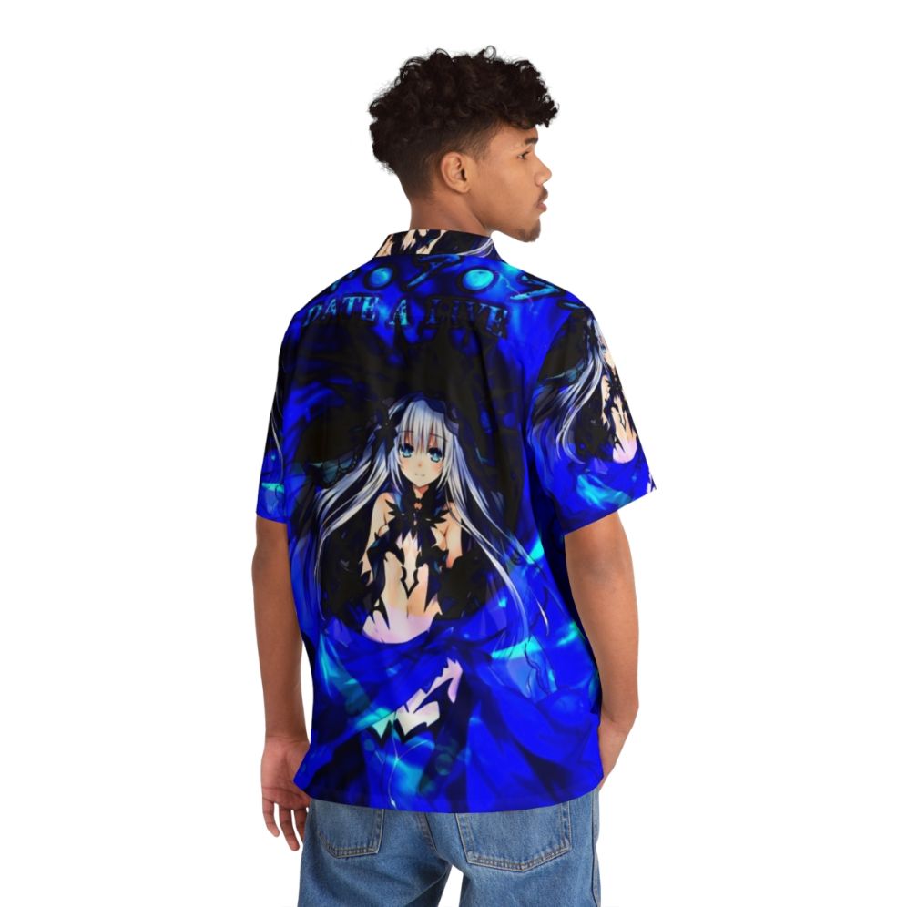 Blue Date A Live Origami Tobiichi Hawaiian Shirt - People Back