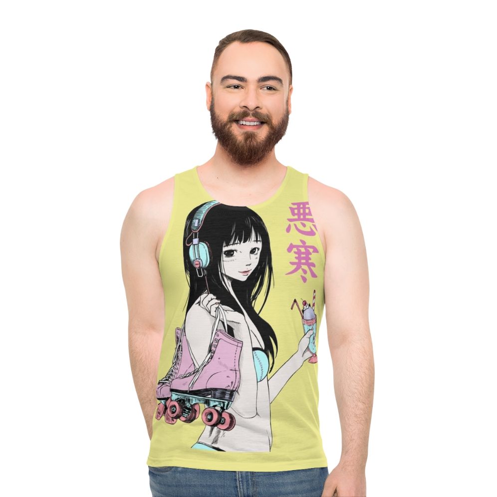 Chill Lofi Summer Girl Unisex Tank Top - men