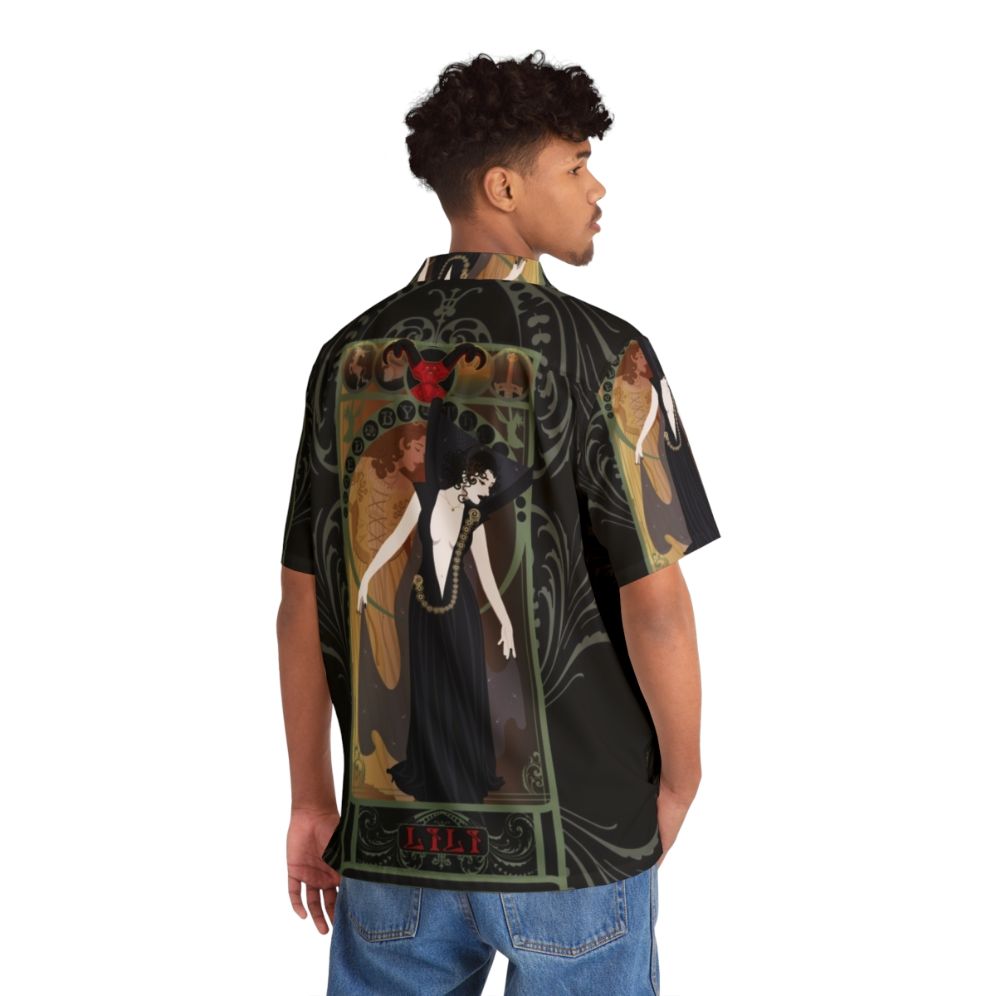 Dark Lili Nouveau Legend Hawaiian Shirt, Retro Movie Inspired - People Back