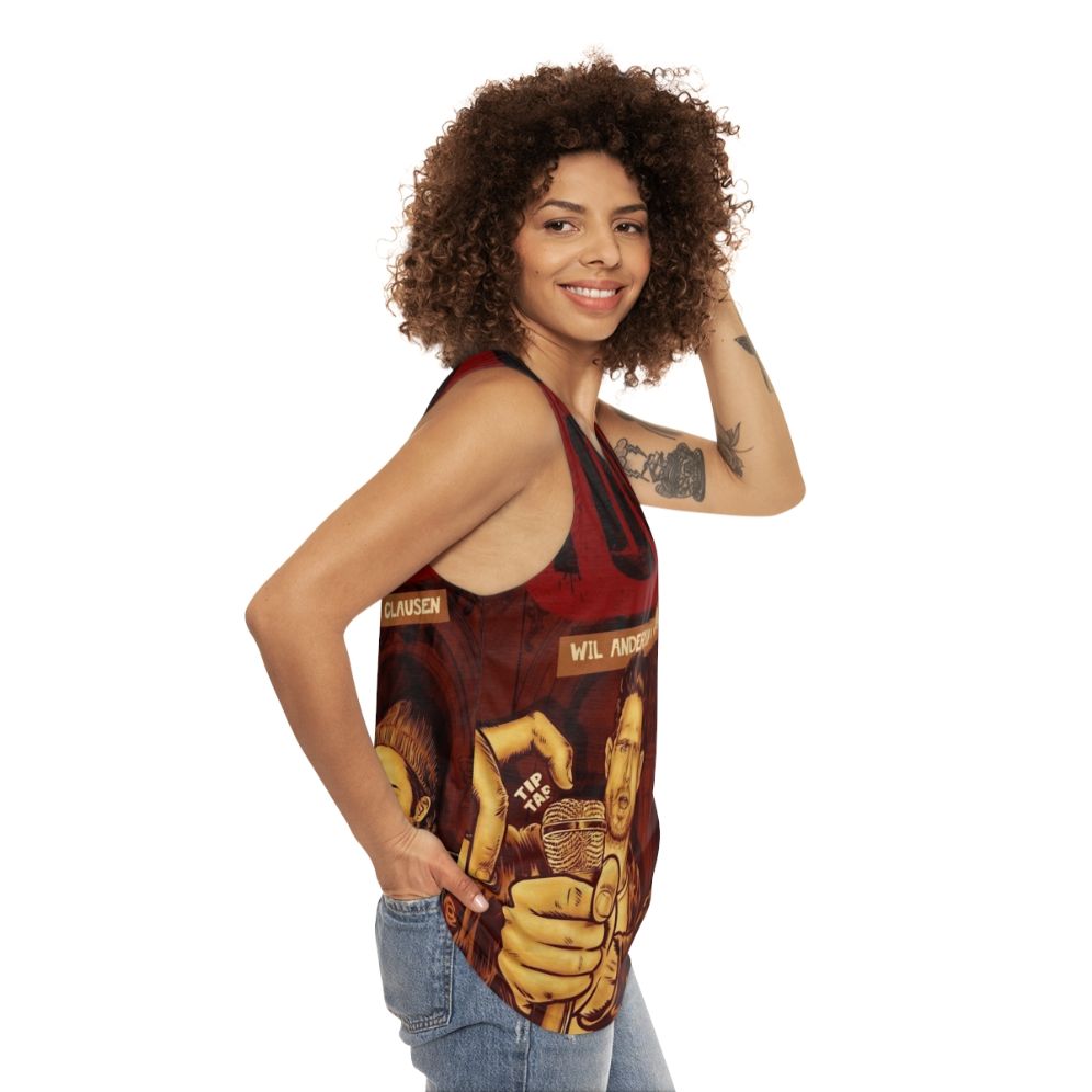 Tofop Unisex Tank Top - women side