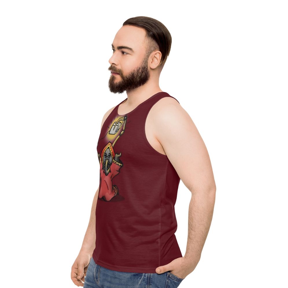 Toaster Priest Unisex Tank Top - men side