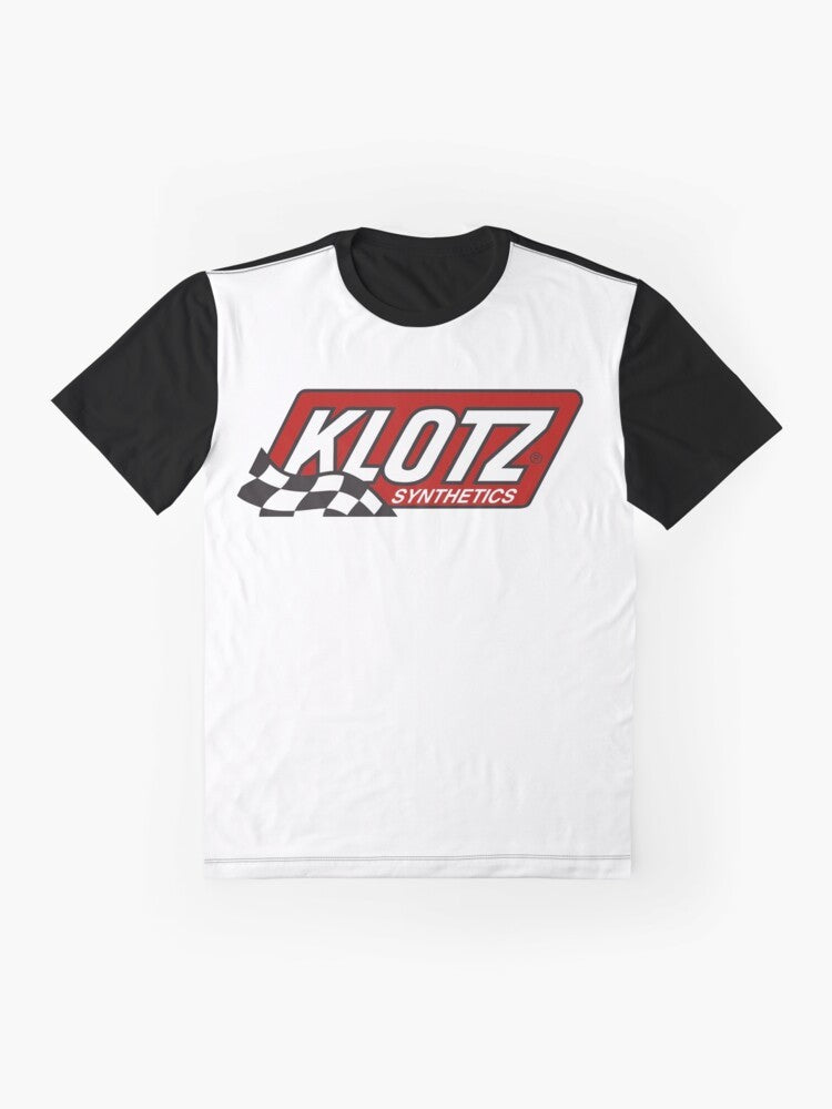 Klotz Synthetic Lubricants Full Synthetic Oil Graphic T-Shirt - Flat lay