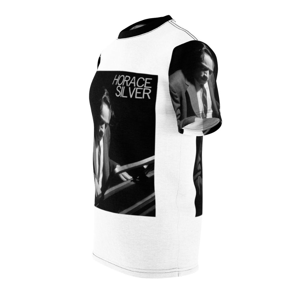 Horace Silver AOP T-shirt featuring the iconic jazz musician and his influence on modern music - men left