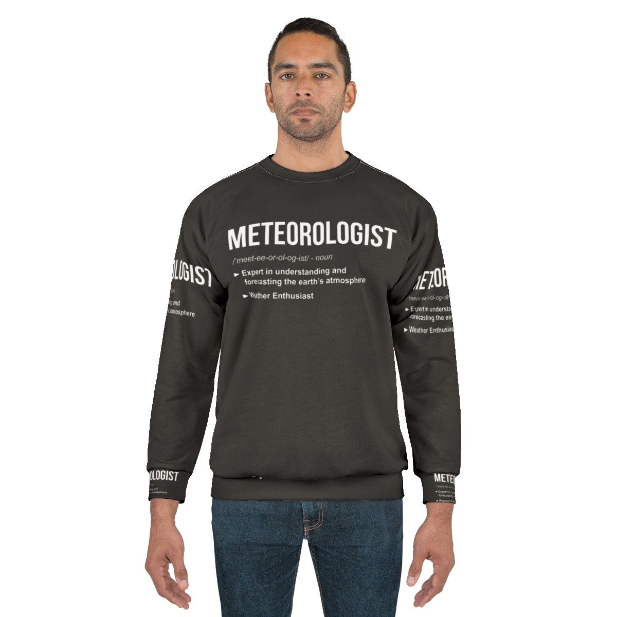 Meteorology weather expert graduation gift sweatshirt - men