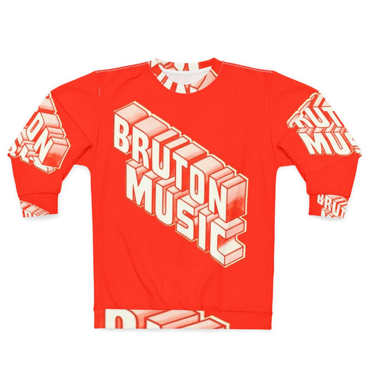 Retro 70s 80s Bruton Music Logo Sweatshirt