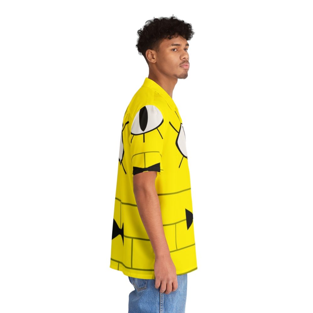 Bill Cipher Gravity Falls Inspired Graphic Hawaiian Shirt - People Pight