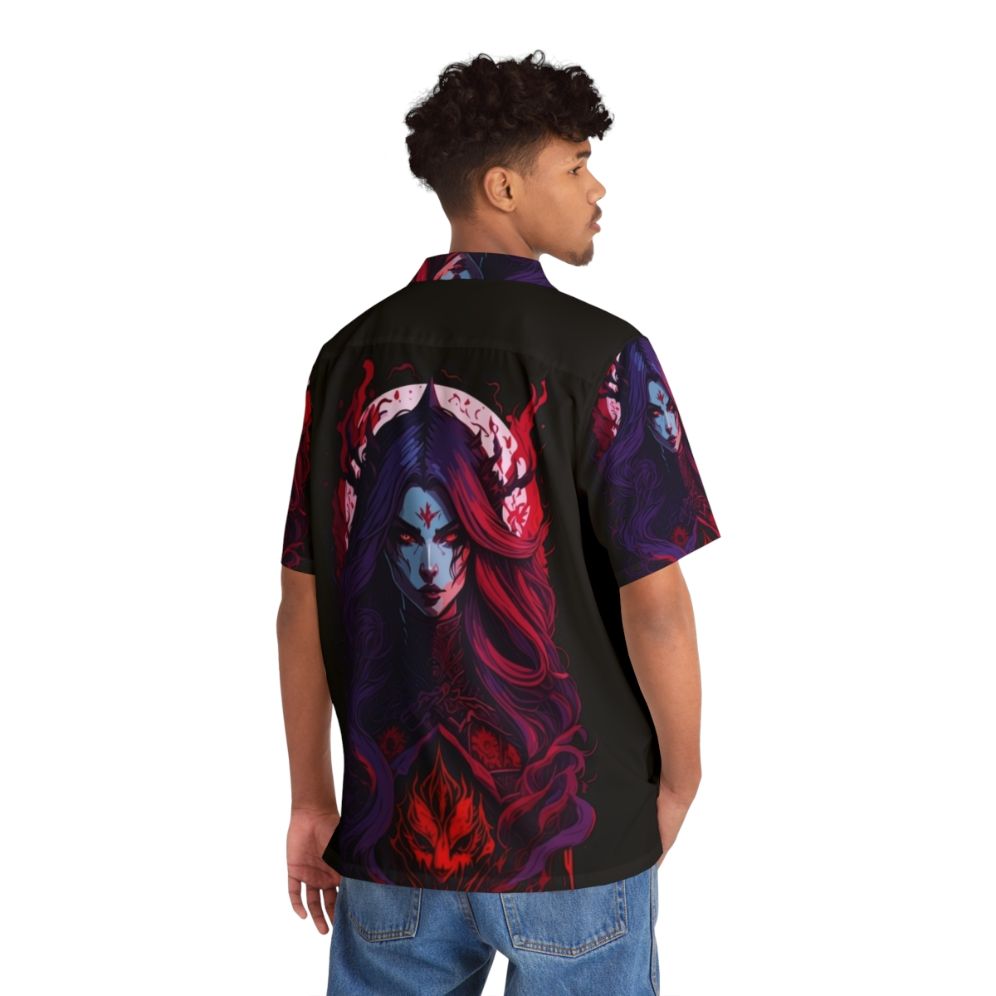 Castlevania Vampiress Queen Carmilla Hawaiian Shirt - People Back