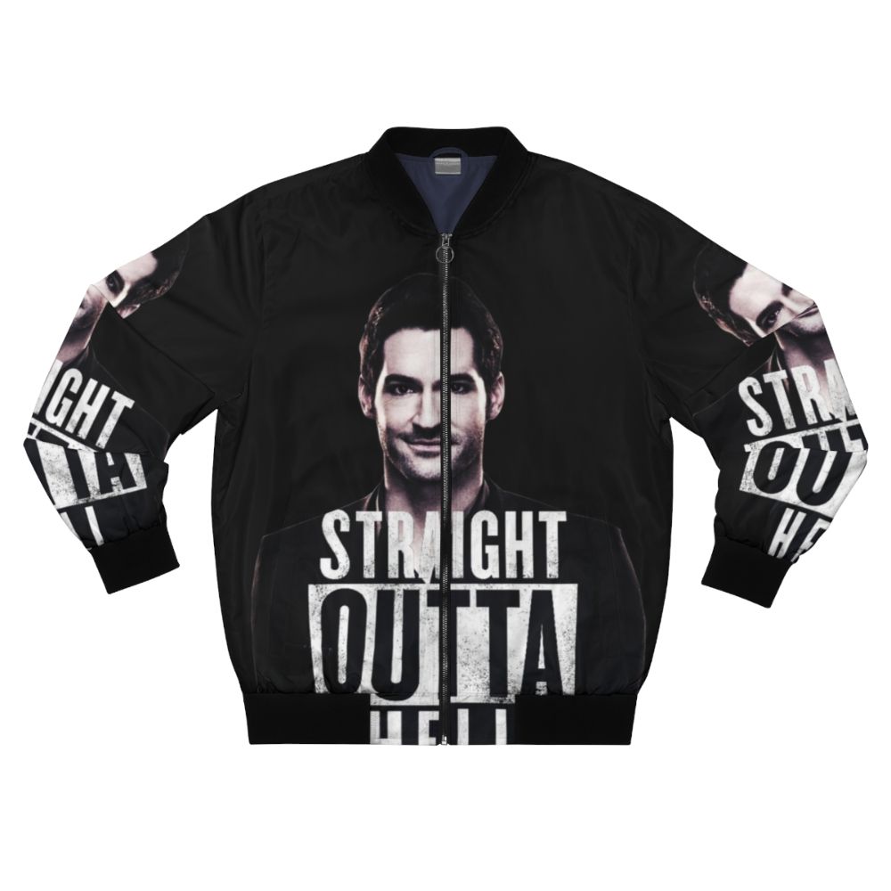 Lucifer Devil Bomber Jacket - Straight Outta Hell