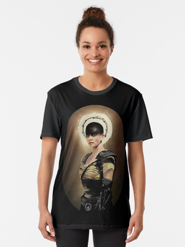 Imperator Furiosa graphic t-shirt, inspired by the character from the Mad Max movie series - Women