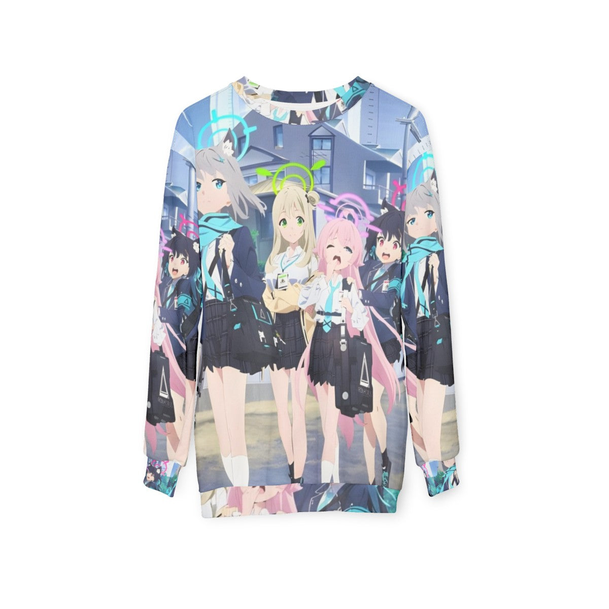 Blue Archive The Animation Anime Sweatshirt - hanging