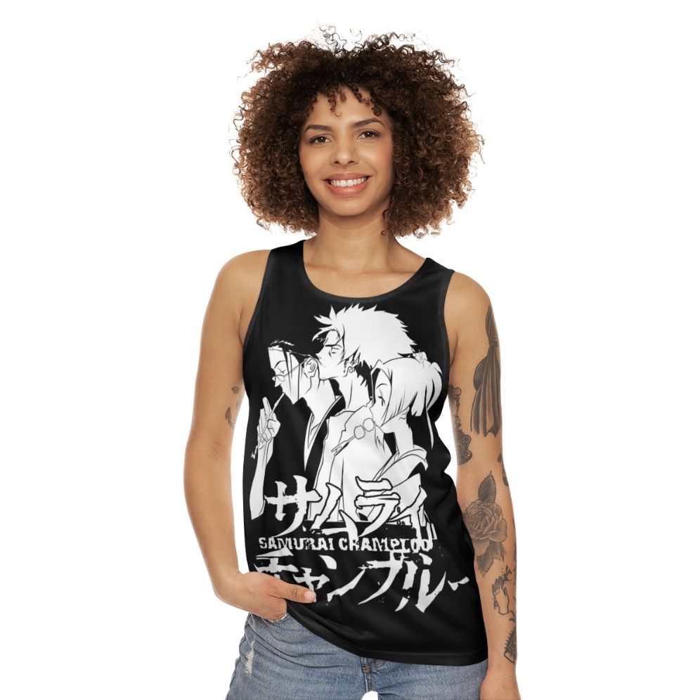 Samurai Champloo anime unisex tank top - women