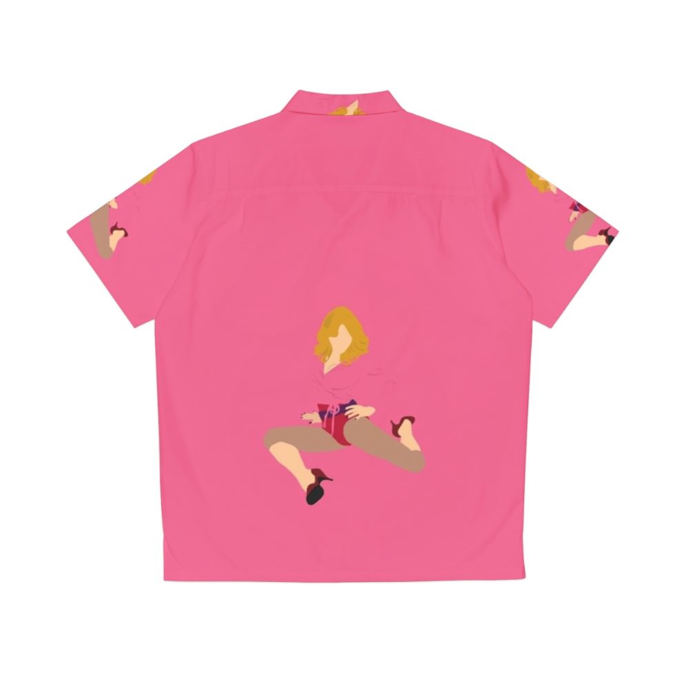 Madonna Hung Up Pantone Pink Hawaiian Shirt - Back