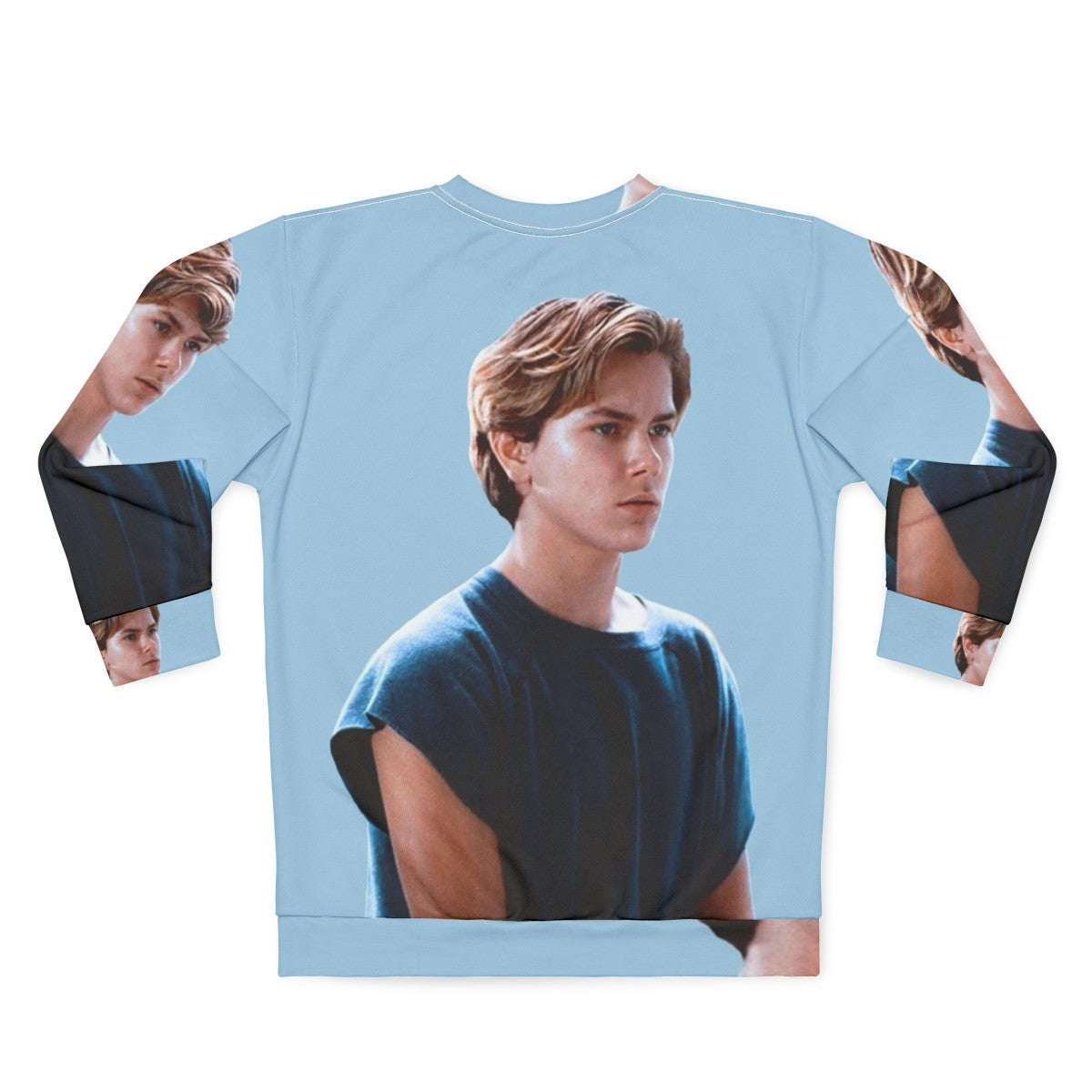 River Phoenix inspired sweatshirt featuring the iconic actor - Back