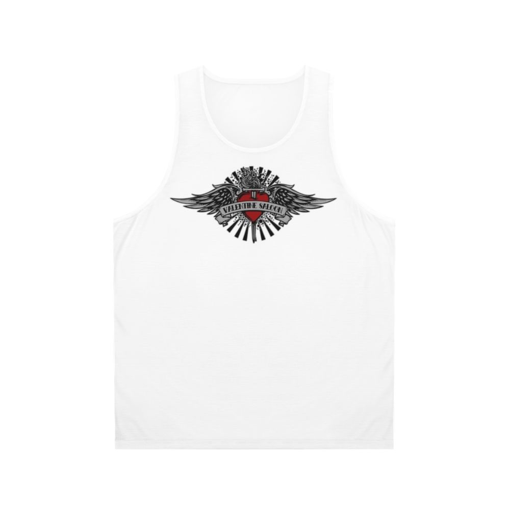 Unisex Valentine's Day Music Themed Tank Top