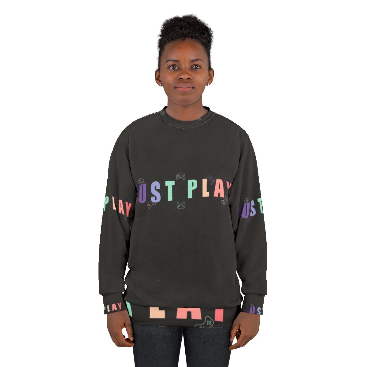 Just Play Sweatshirt - Stylish gaming apparel for passionate gamers - women