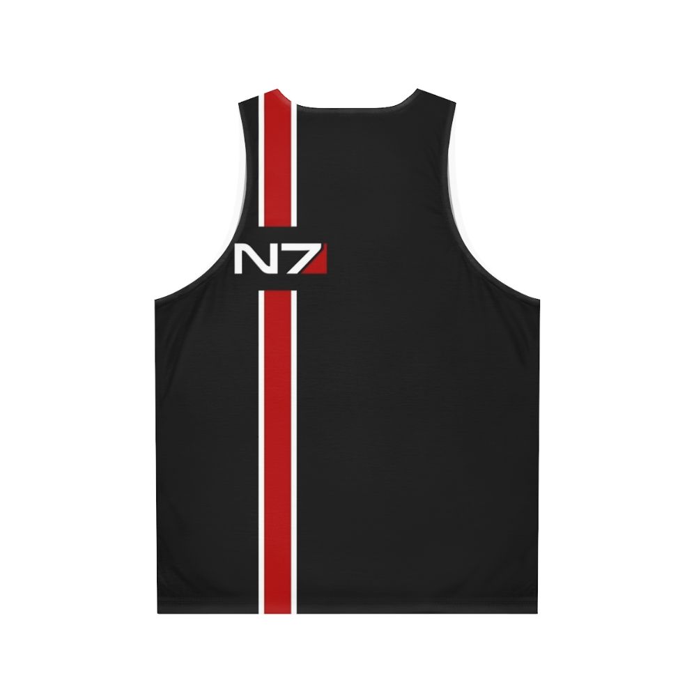 N7 Mass Effect Unisex Tank Top - Back