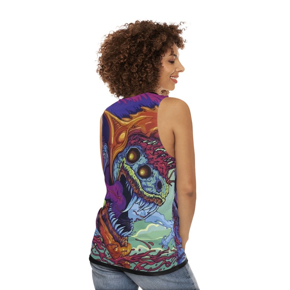 Hyper Beast Unisex Gaming Tank Top - women back