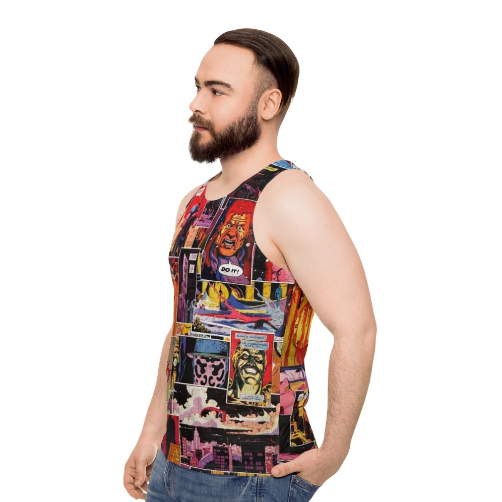 Watchmen Comic Book Superhero Unisex Tank Top - men side