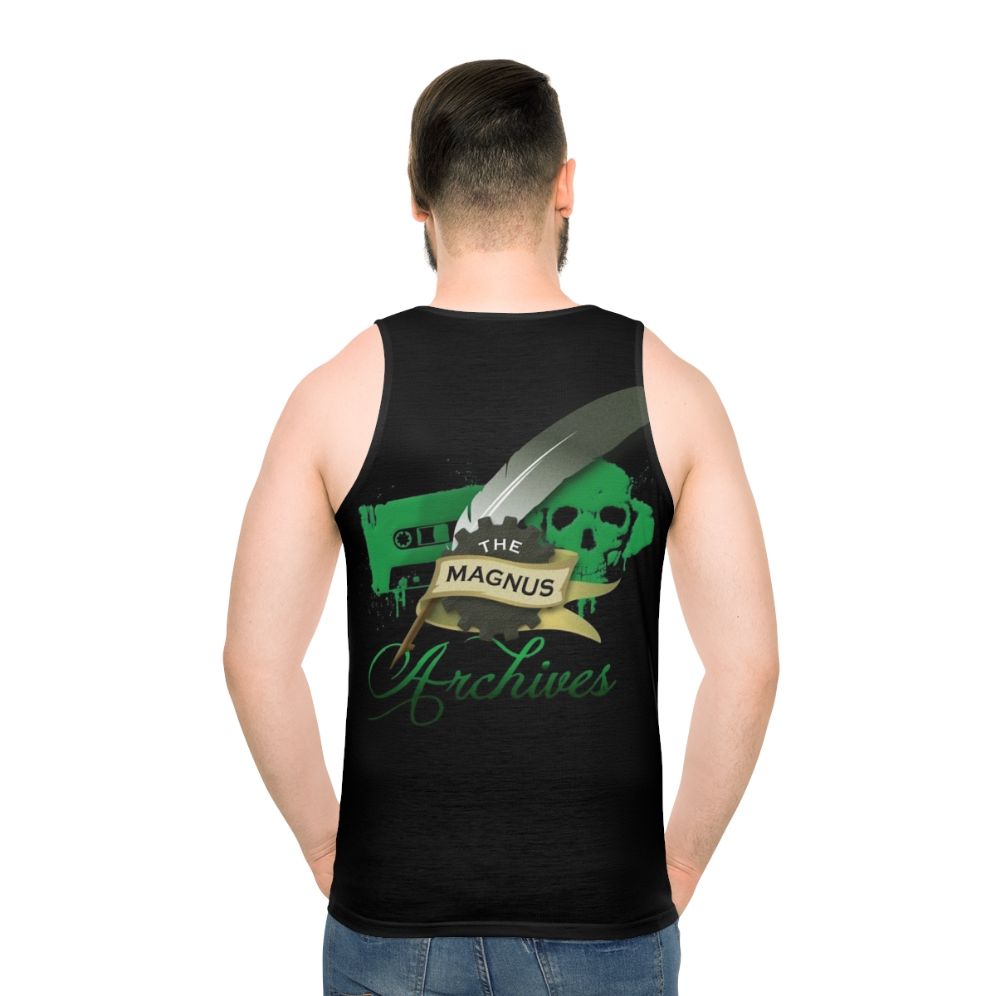 The Magnus Archives Logo Unisex Tank Top - men back