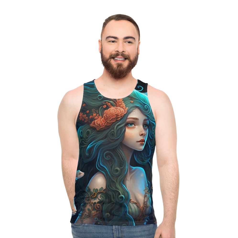 Mythical sea creatures unisex tank top - men