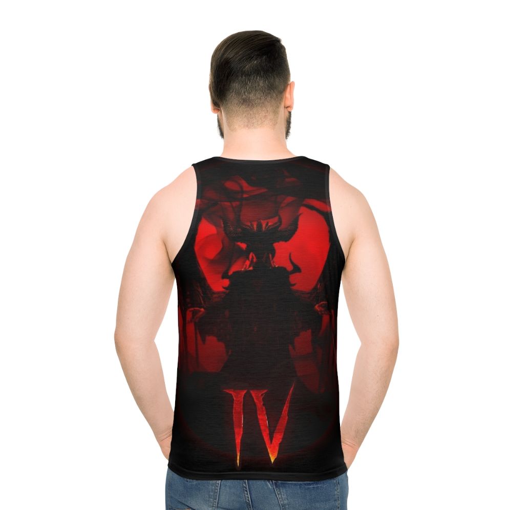 Diablo 4 Lilith Unisex Tank Top - men back