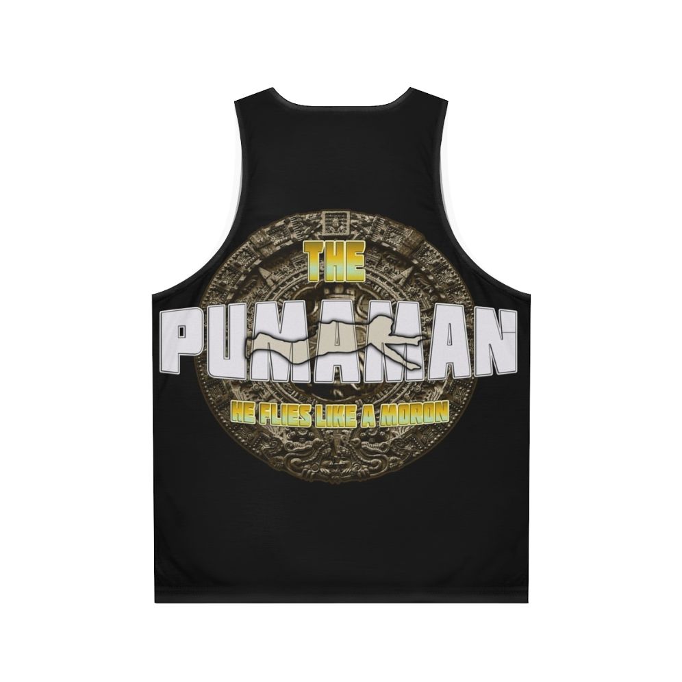 Pumaman 80s Cult Film Superhero Unisex Tank Top - Back