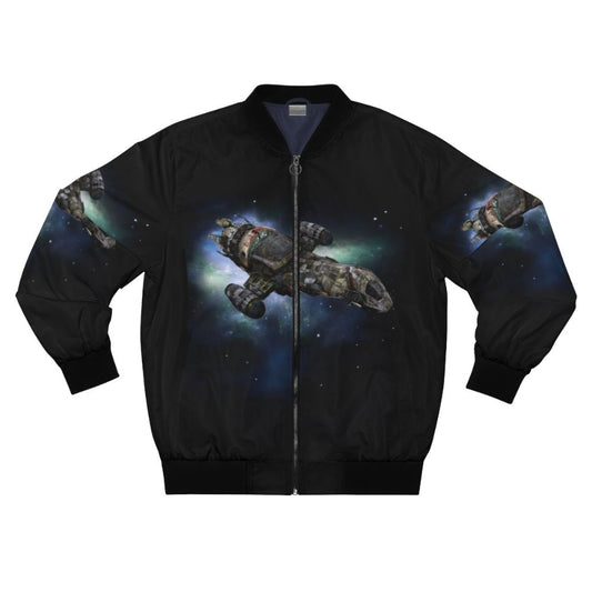 Firefly inspired bomber jacket with space and sci-fi design