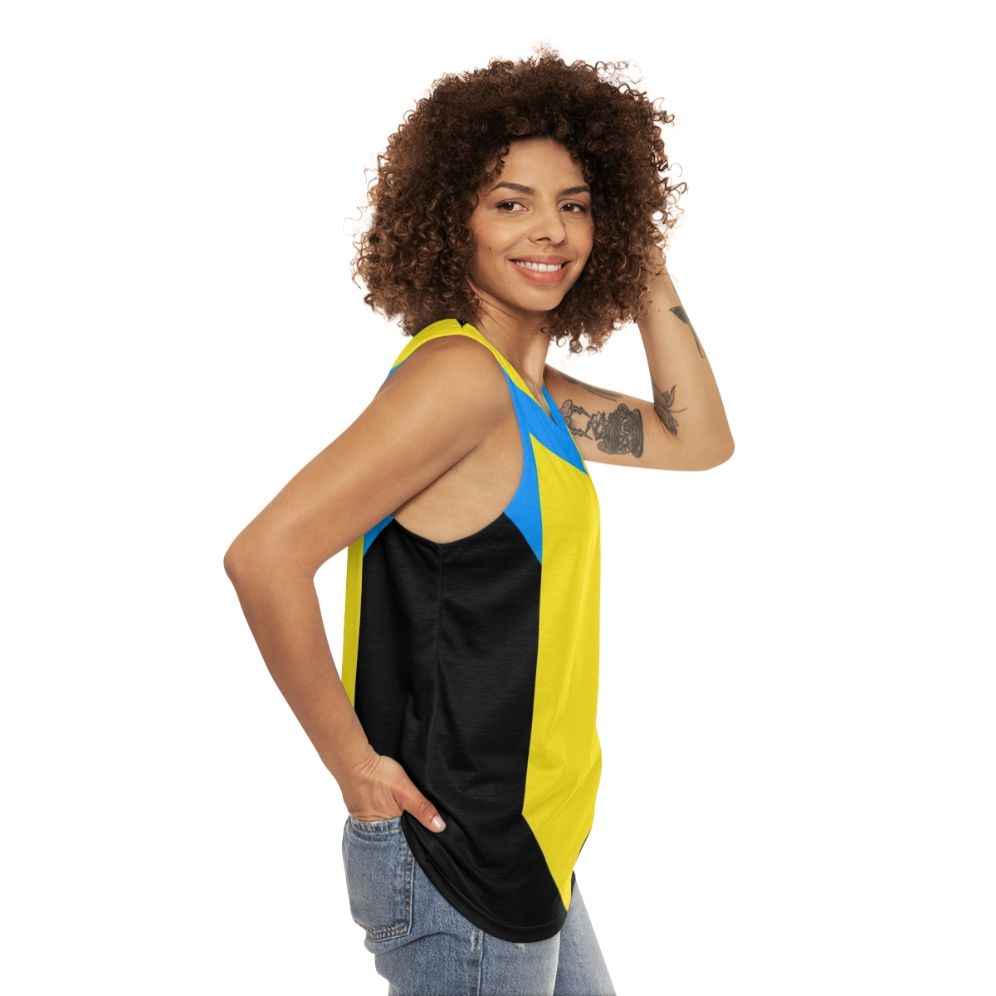 Invincible superhero unisex tank top - women side