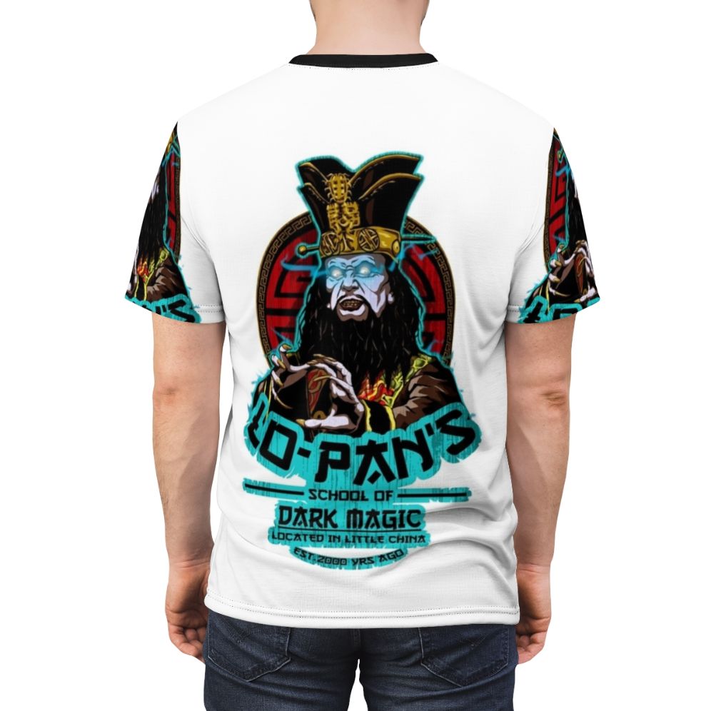 Supernatural dark magic t-shirt with Lo Pan inspired design - men back