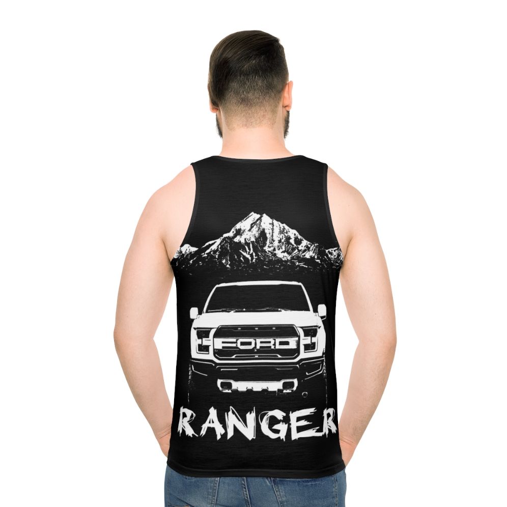 Ford Ranger Unisex Tank Top - men back