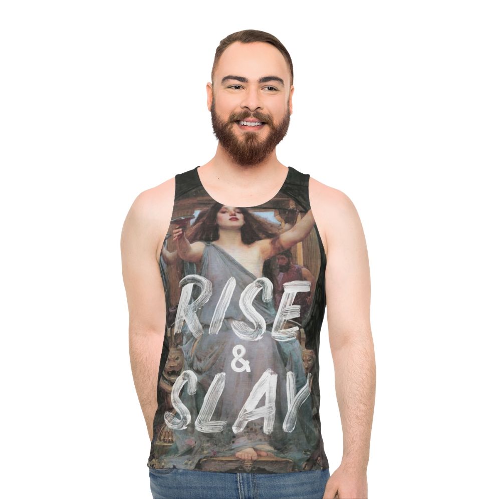 "Rise and Slay" motivational tank top - men