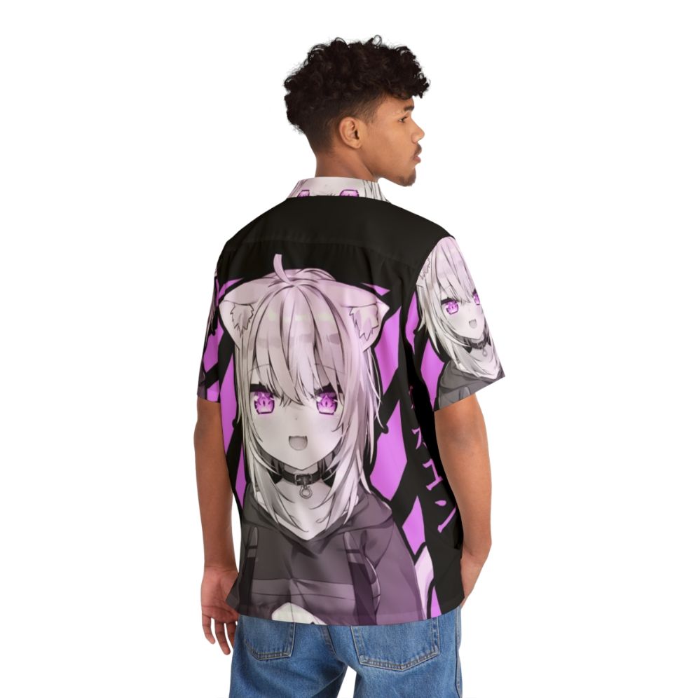 Nekomata Okayu anime virtual youtuber hawaiian shirt - People Back