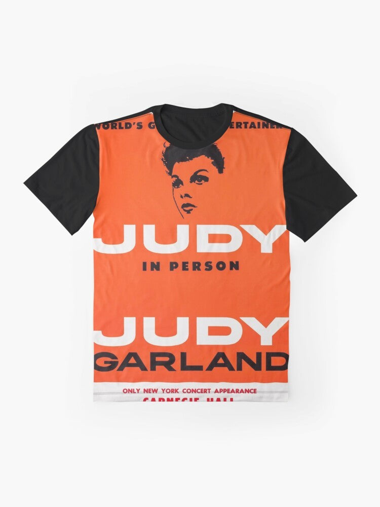 Judy Garland "Live at Carnegie Hall" graphic t-shirt - Flat lay