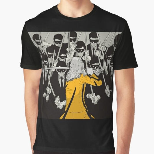 Kill Bill Cult Classic Graphic T-Shirt featuring the iconic imagery from the Quentin Tarantino film