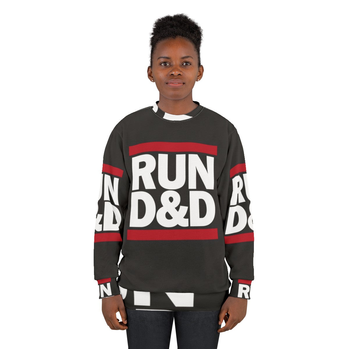 Dungeons and Dragons Sweatshirt with Fantasy RPG Design - women