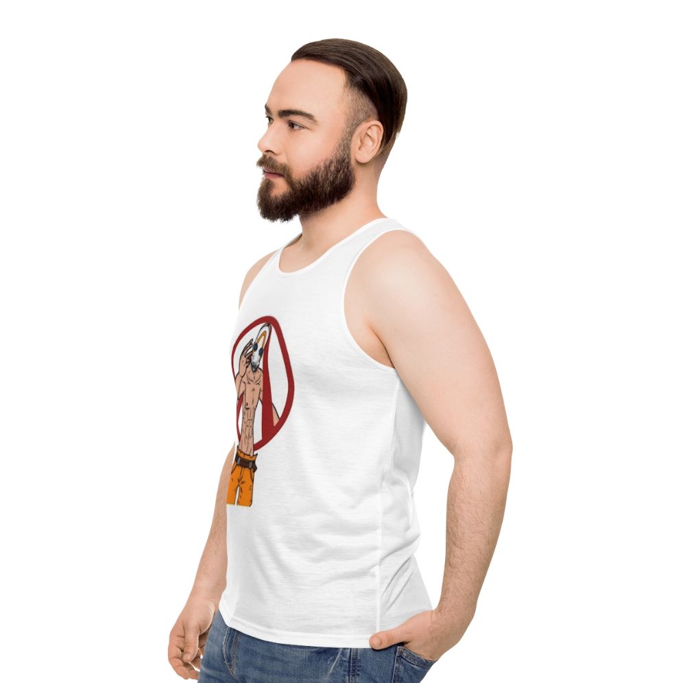 Borderlands 3 Psycho Unisex Gaming Tank Top - men side