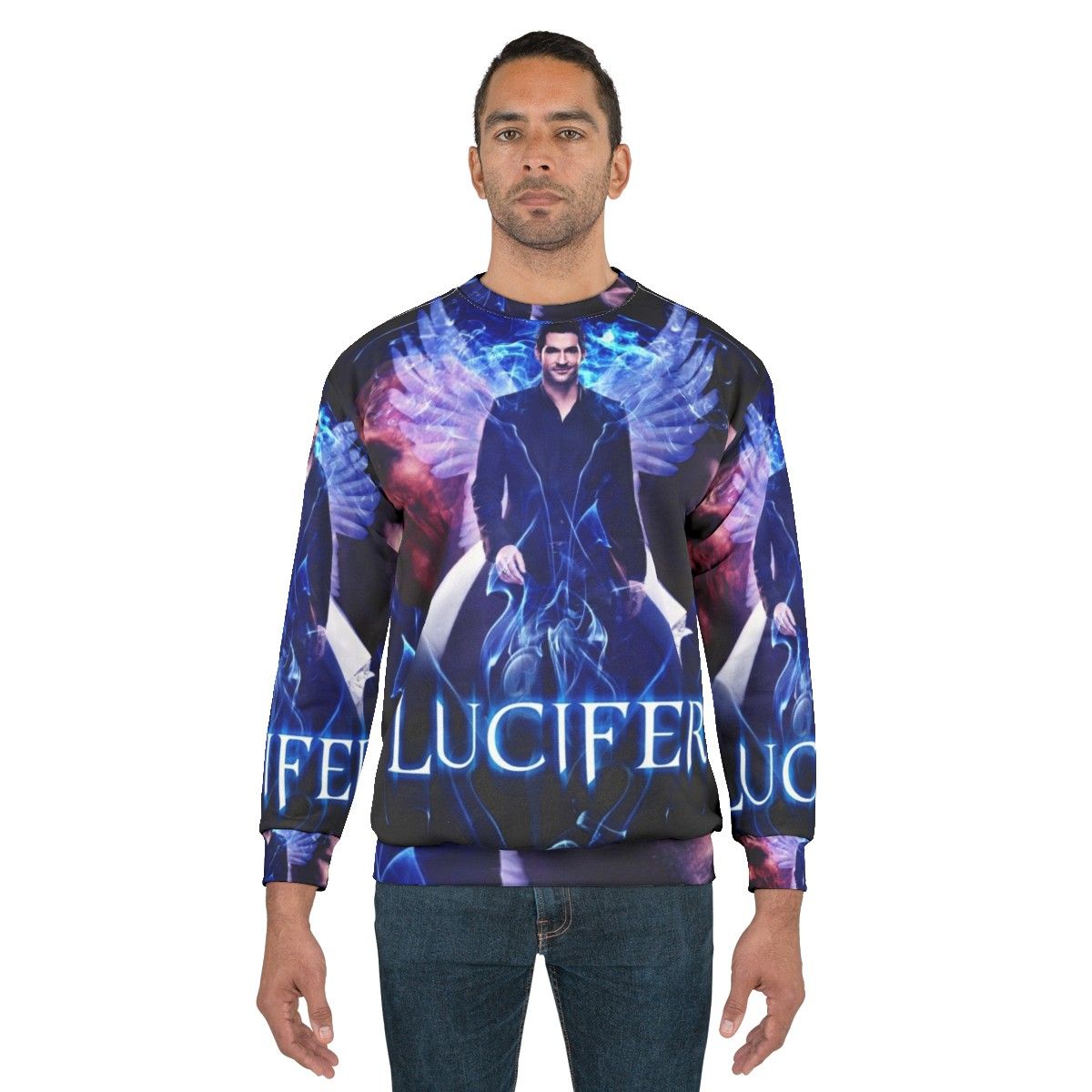 Lucifer Morningstar Devil Vs Angel Sweatshirt - men