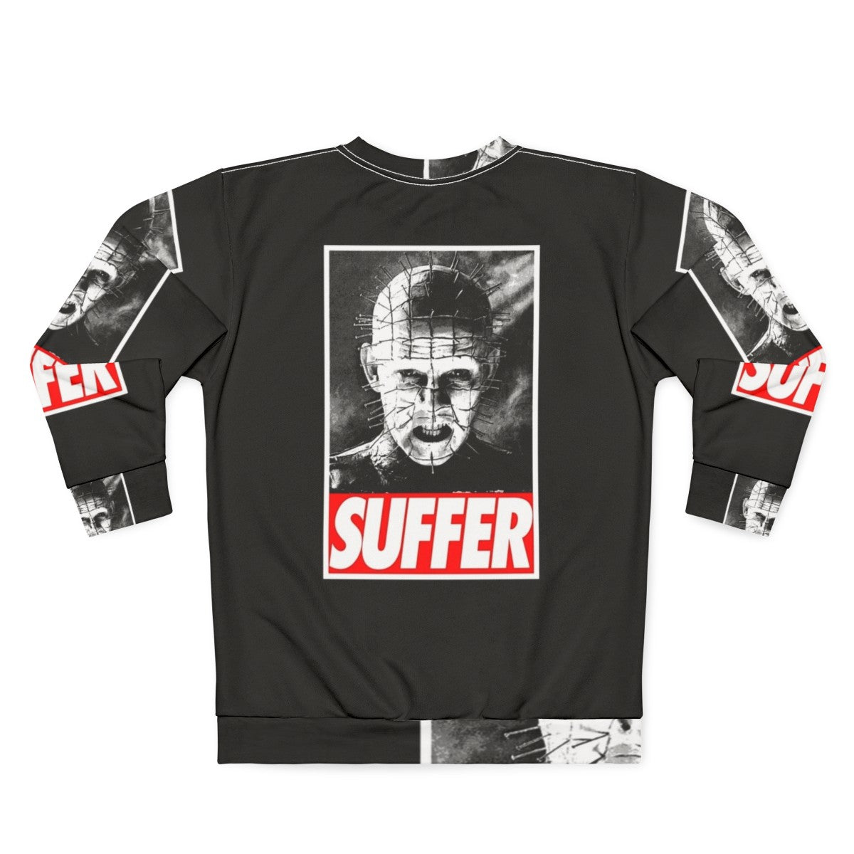 Pinhead Hellraiser Horror 80s Sweatshirt - Back