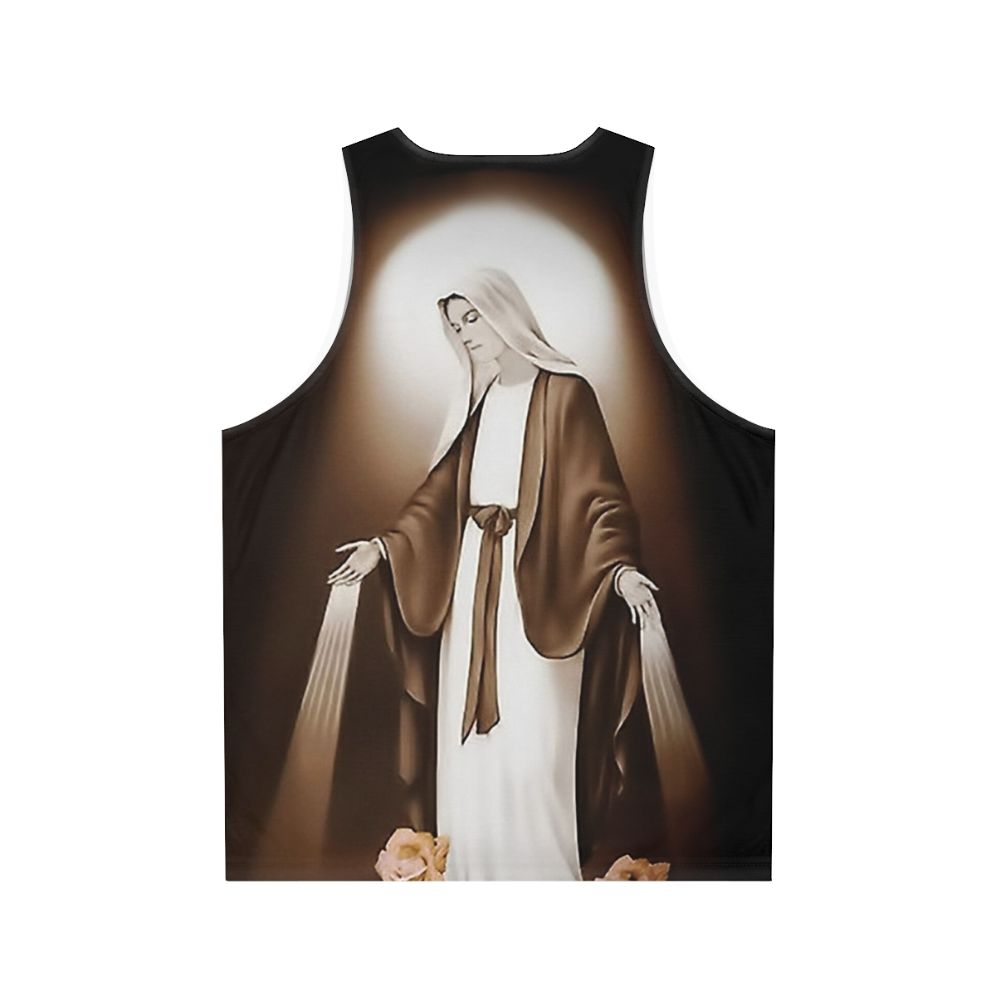 St Bernadette Vision Unisex Tank Top - Back