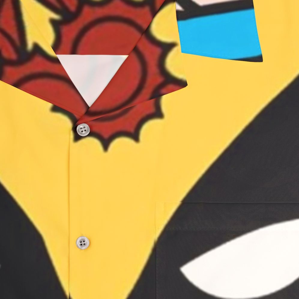 Birdman Superhero Hawaiian Shirt - Detail